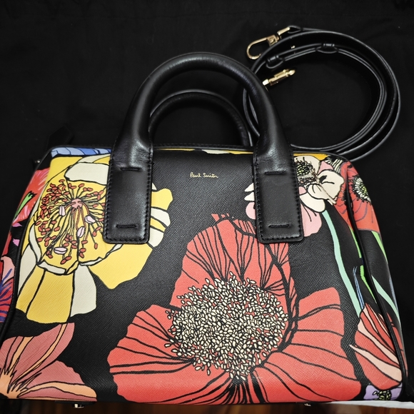 Paul Smith saffiano leather floral print bag - Picture 7 of 8